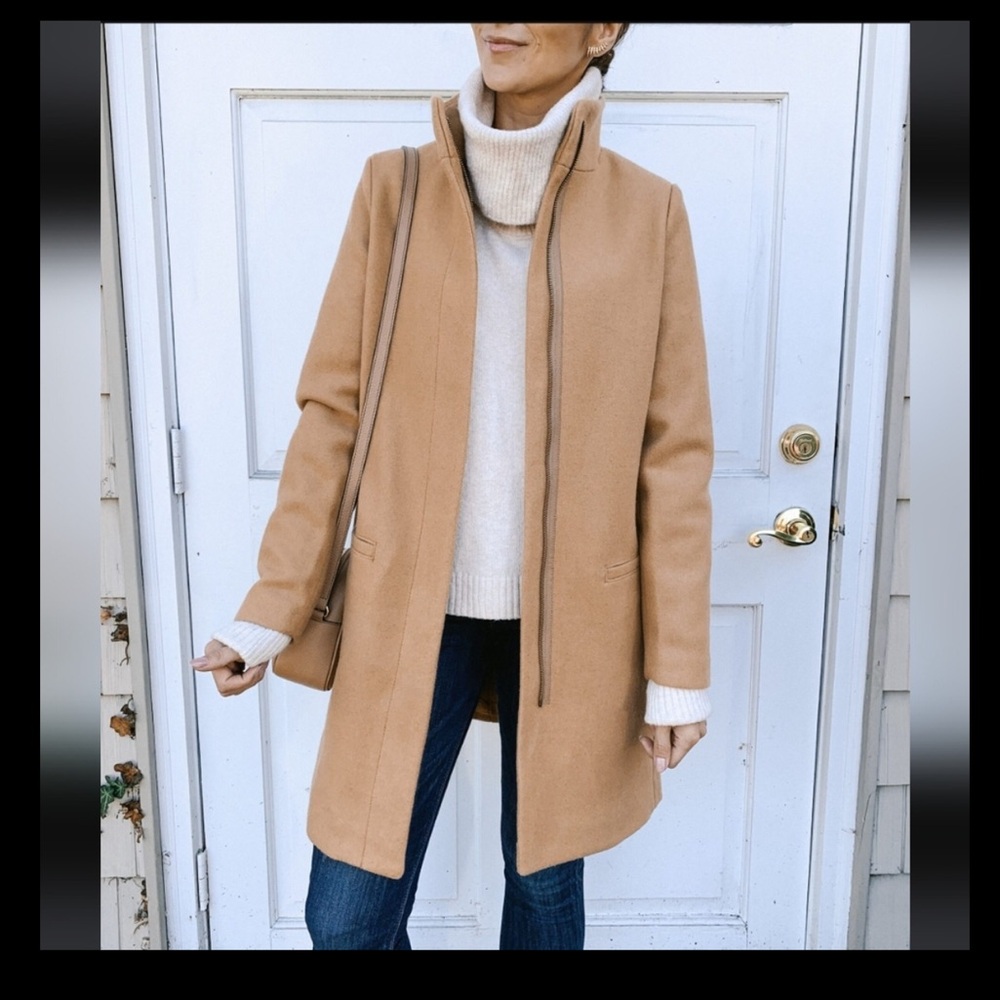J Crew Wool Blend City Coat